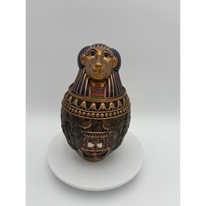 Uterstyle Baboon Head Canopic Jar Egyptian Storage Jar Gift Decor